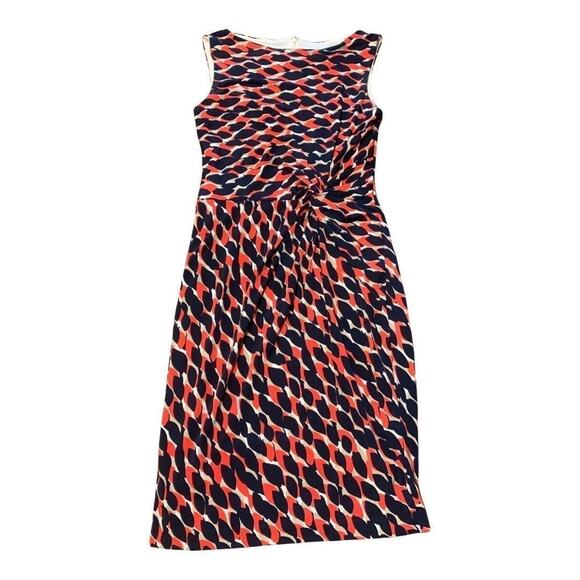 CACHE Sleeveless Boat Neck Knot Waist Dress 6 - Picture 3 of 6